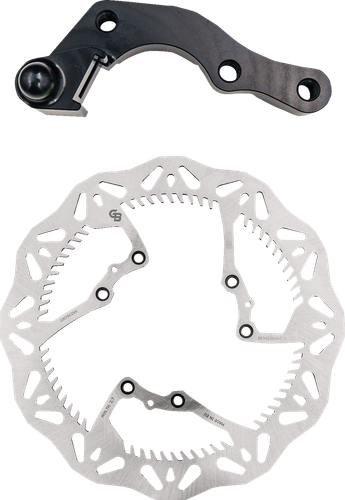 GBRAKES Brake Rotor Kit With Bracket - Solid Mount - 270 mm GBDOS228