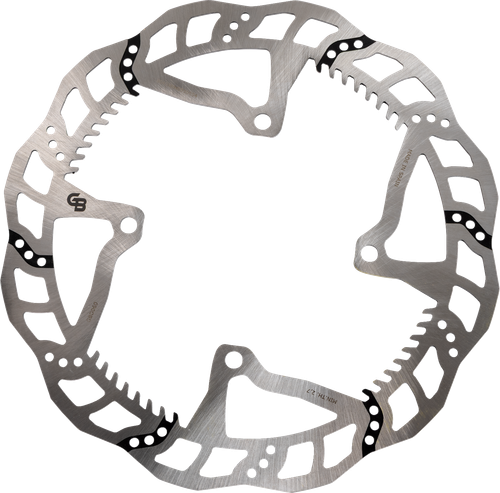 GBRAKES Brake Rotor Kit With Bracket - Solid Mount - 280 mm GBDOS227