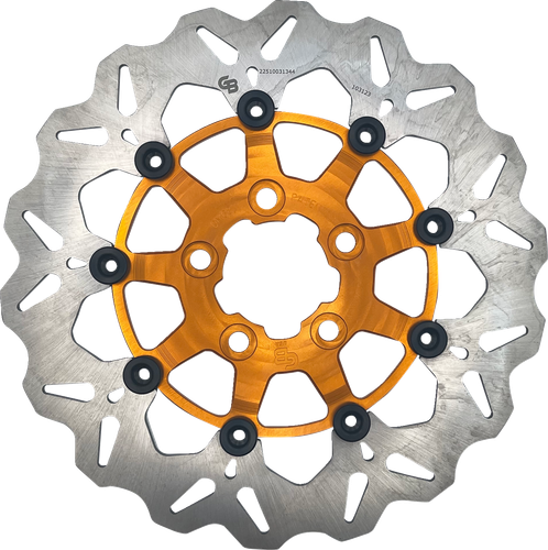 GBRAKES Brake Rotor - Rear - Orange DF681CW-O