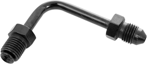 GOODRIDGE Tube Adapter - 90° - Short - Black P690-03ZBK