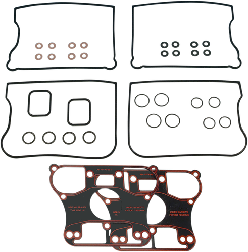 JAMES GASKET Rocker Box Rubber Gasket Kit - '84-'91 Big Twin JGI-17038-90