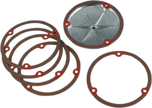 JAMES GASKET Derby Cover Gasket with Silicone - 0.062" - Big Twin JGI-25416-70-X