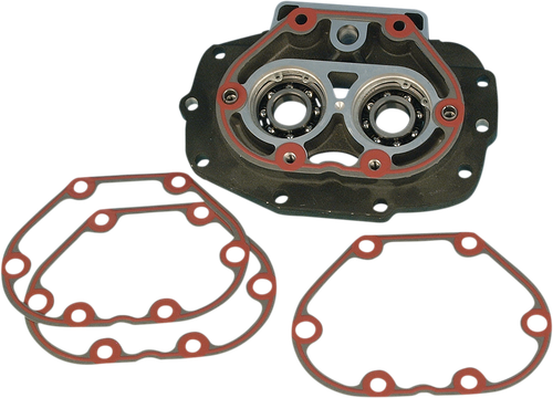 JAMES GASKET End Cover Gasket with Silicone - 5 Speed - 10 Pack - '87-'06 EVO(Except '06 Dyna) JGI-36801-87-X