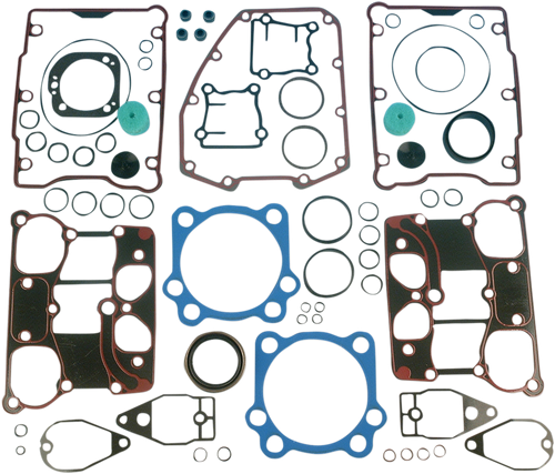 JAMES GASKET Motor Gasket Kit - Metal Head Gaskets with Silicone Rocker Gaskets - 95"/103" - '99-'04 Twin Cam JGI-17055-99-X