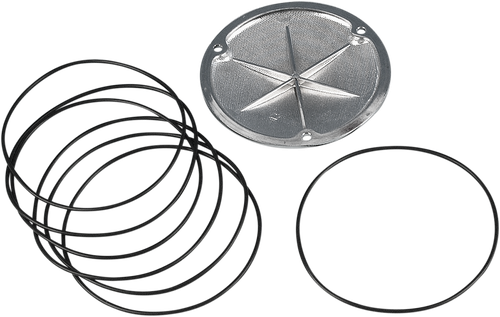 JAMES GASKET Derby Cover Quad Seal - Late'84-'98 EVO JGI-25416-84-X