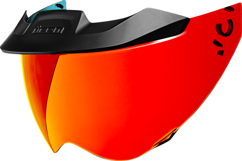 ICON MotoShield™ Shield - Domain™ - Calypso Red 0130-1328