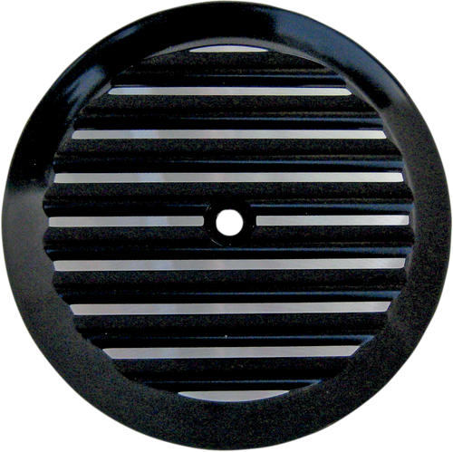 JOKER MACHINE Billet Air Cleaner Insert - Finned - Black 02-21TC