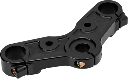 JOKER MACHINE Upper Triple Tree - Black Anodized - '10-'15 XL 1200X 10-333B