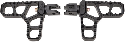 JOKER MACHINE Serrated Heel Pegs - Black - Harley-Davidson 08-62-6B