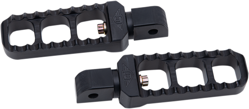 JOKER MACHINE Serrated Foot Pegs - Black - Narrow 08-61-7B