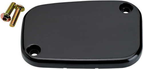 JOKER MACHINE Front Brake Master Cylinder Cover - Smooth - Black 08-004B