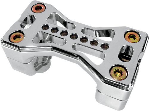 JOKER MACHINE Series 900 Handlebar Clamp Assembly - Harley Davidson - Chrome 03-861C