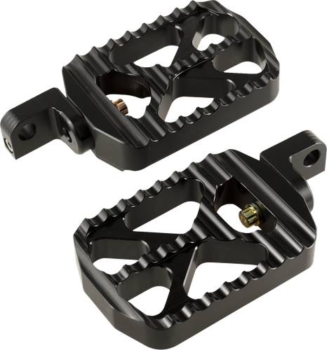 JOKER MACHINE Bear Claw Foot Pegs - Black - Harley-Davidson 08-646-3B