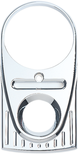 JOKER MACHINE Tear Drop Upper Dash Cover - Ball-Milled - Chrome 04-21BM