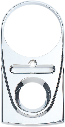 JOKER MACHINE Tear Drop Upper Dash Cover - Smooth - Chrome 04-21S