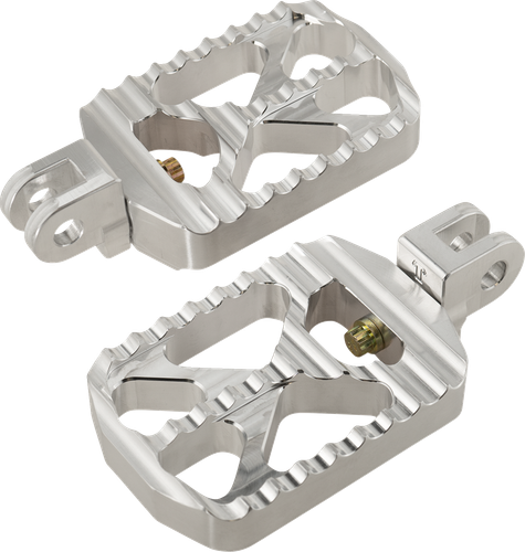 JOKER MACHINE Bear Claw Foot Pegs - Silver - Triumph 08-646-4