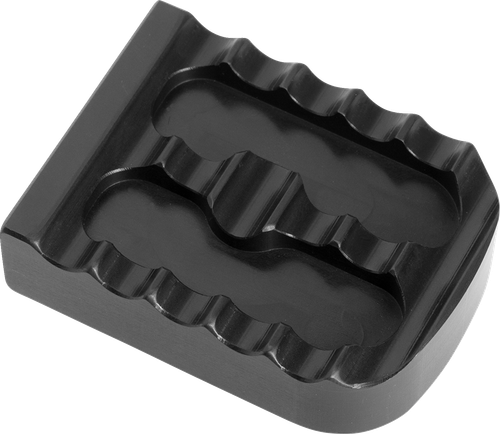 JOKER MACHINE Brake Pedal Cover - Black - Serrated 08-650-1B
