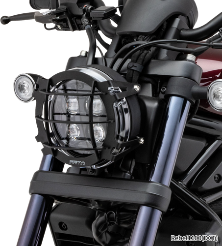 Headlight Guard Black Hon