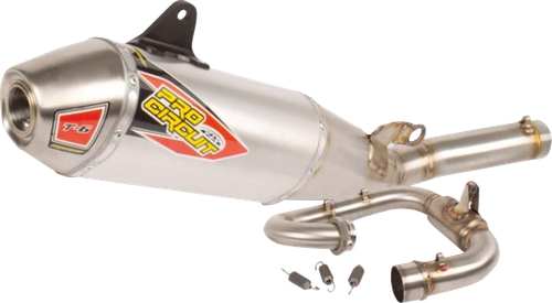 PRO CIRCUIT T-6 Exhaust System - Stainless Steel - YZ250 F/X 0132625G