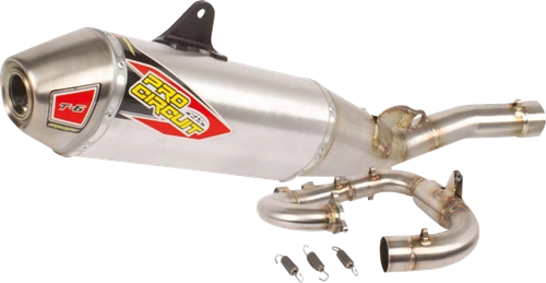 PRO CIRCUIT T-6 Exhaust System - Titanium/Stainless Steel - YZ450 0132645G