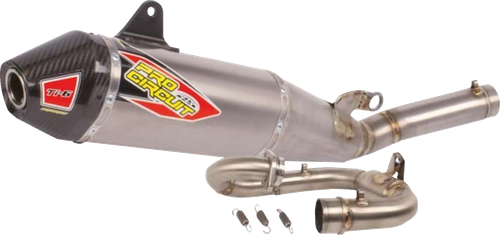 PRO CIRCUIT Ti-6 Pro Titanium Exhaust System - Titanium/Carbon Fiber - YZ250F 0332625F