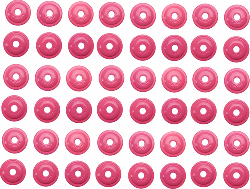 WOODY'S Round Digger® Support Plates - Pink - 5/16" - 48 Pack AWA- 3820