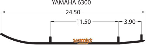 WOODY'S Extender Trail III™ Flat-Top® Runner - Yamaha EYV3-6300