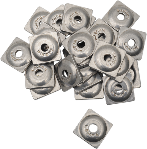 WOODY'S Square Digger® Support Plates - Natural - 5/16" - 96 Pack ASW2-3775-B