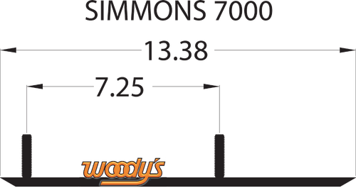 WOODY'S Extender Trail III™ Flat-Top® Runner - Simmons Flexi ESM3-7000