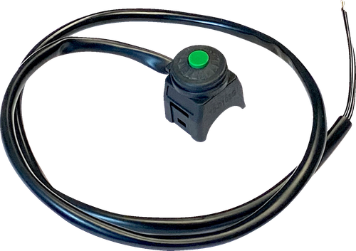 K&S TECHNOLOGIES Momentary Switch - Push-Button - Green - Universal 12-0106G