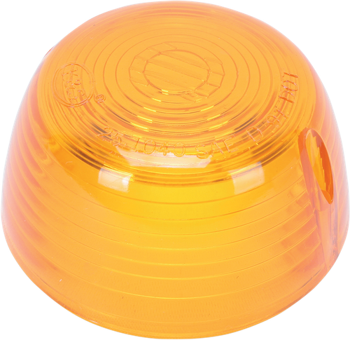 K&S TECHNOLOGIES Replacement Turn Signal Lens - Amber - '59-'83 Honda 25-1040