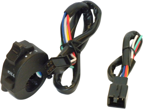 K&S TECHNOLOGIES Universal Headlight Switch with Kill Switch - 6 Pin - 7/8" Handlebars 12-0050CN