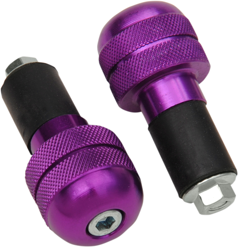 K&S TECHNOLOGIES Anti-Vibration Handlebar End - Purple 15-6007