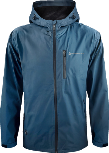GERBING HEATED CLOTHING Heated 5V Rain Coat - Mallard Blue - Large GER-RJKT-5V-M-MB-L
