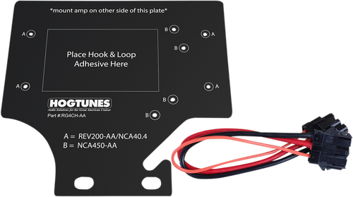 HOGTUNES Amplifier Mounting Plate - '98-'13 FLTR RG4CH-AA