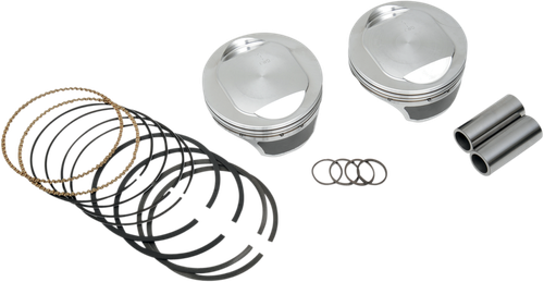 KB PERFORMANCE Piston Kit - 3.875" Standard -10.5:1 CR - 96" to 103" Big Bore |103" Twin Cam KB909C.STD
