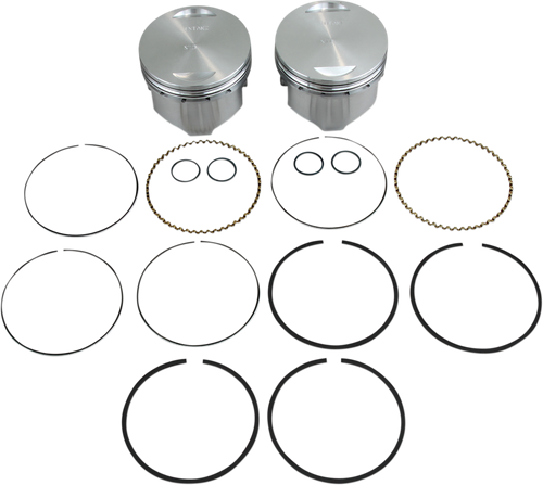 KB PERFORMANCE Piston Kit - 3.750" +0.020" - 8.8:1 CR - 88" Twin Cam KB425C.020