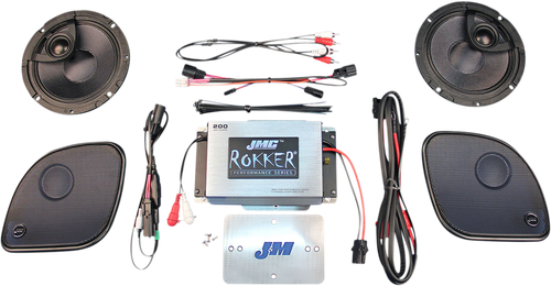 J & M Speaker/Amplifier Kit - 200 W - '15-'23 FLTR RPKT-200HR15