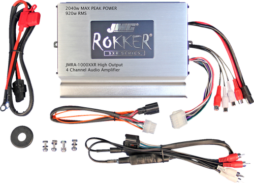 J & M Amplifier Kit - 4-Channel - '18-'24 GL1800 Gold Wing JAMP-1000GW18-TB