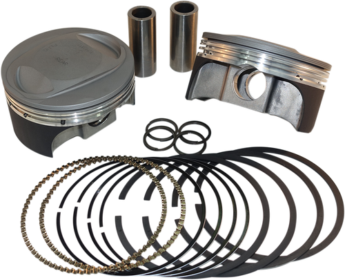 KB PERFORMANCE Piston Kit - 3.875" Standard - 10.0:1 CR - 103" Twin Cam | 96" Big Bore to 103" w/SE 95 cc Heads KB660LCA.STD