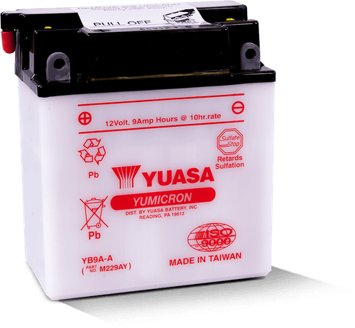Yuasa YB9A-A Yumicron battery YUAM229AY