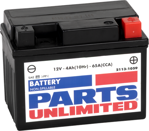 PARTS UNLIMITED Battery - YTX4L 300669-PU-US