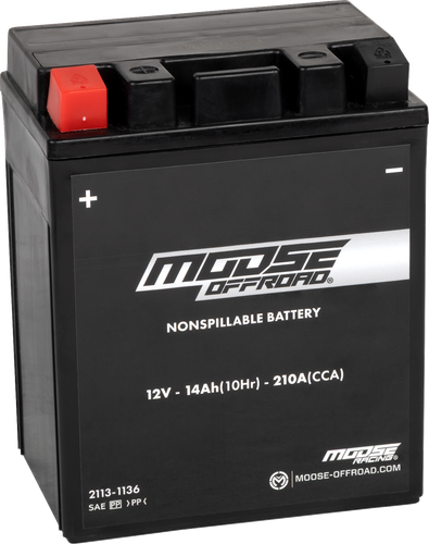 MOOSE OFFROAD Battery - PTX14AH 300758-MSE-US