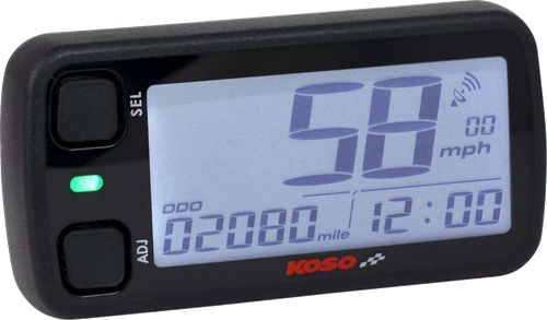 KOSO NORTH AMERICA Digital GPS Speedometer - Mini 5 - Universal BA090000