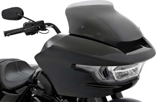 MEMPHIS SHADES Spoiler Windshield - 5" - Black Smoke Dot Matrix - FLTR MEP88312