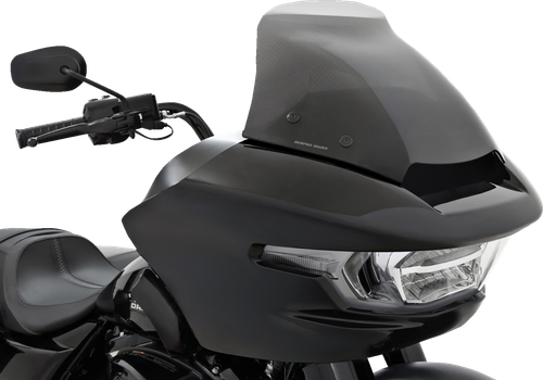MEMPHIS SHADES Spoiler Windshield - 7" - Black Smoke Dot Matrix - FLTR MEP88512