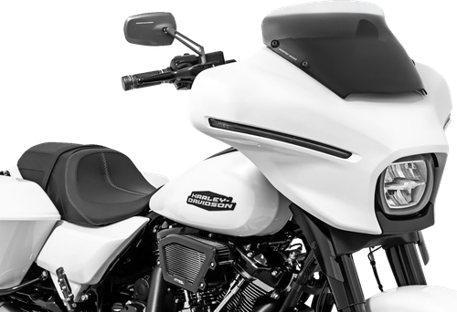MEMPHIS SHADES Spoiler Windshield - 4" - Clear - FLHX MEP8880