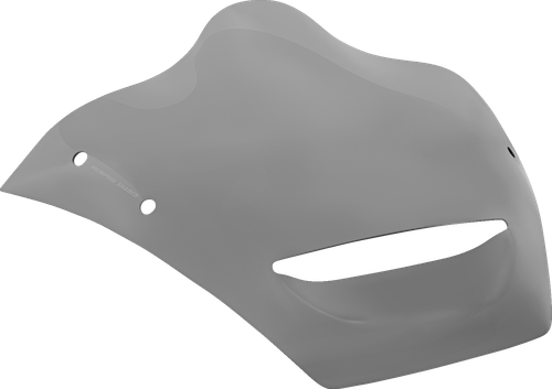 MEMPHIS SHADES Vented Windshield - BRL Race Bubble - Vented - 4" - Black Smoke - '23-'26 Road Glide MBR102612