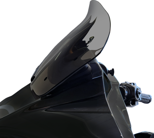 WIND VEST Windshield - 9-1/2" - Gun Smoke - FLHX 58U-9040