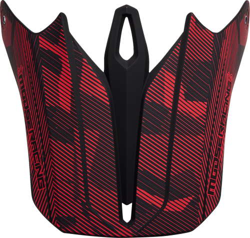 MOOSE OFFROAD F.I. MIPS® Visor Kit - Agroid Camo - Red/Black 0132-1577